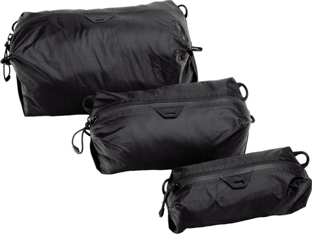 Peak Design Ultralight Packing Cube BUNDLE XXS-XS-S Black