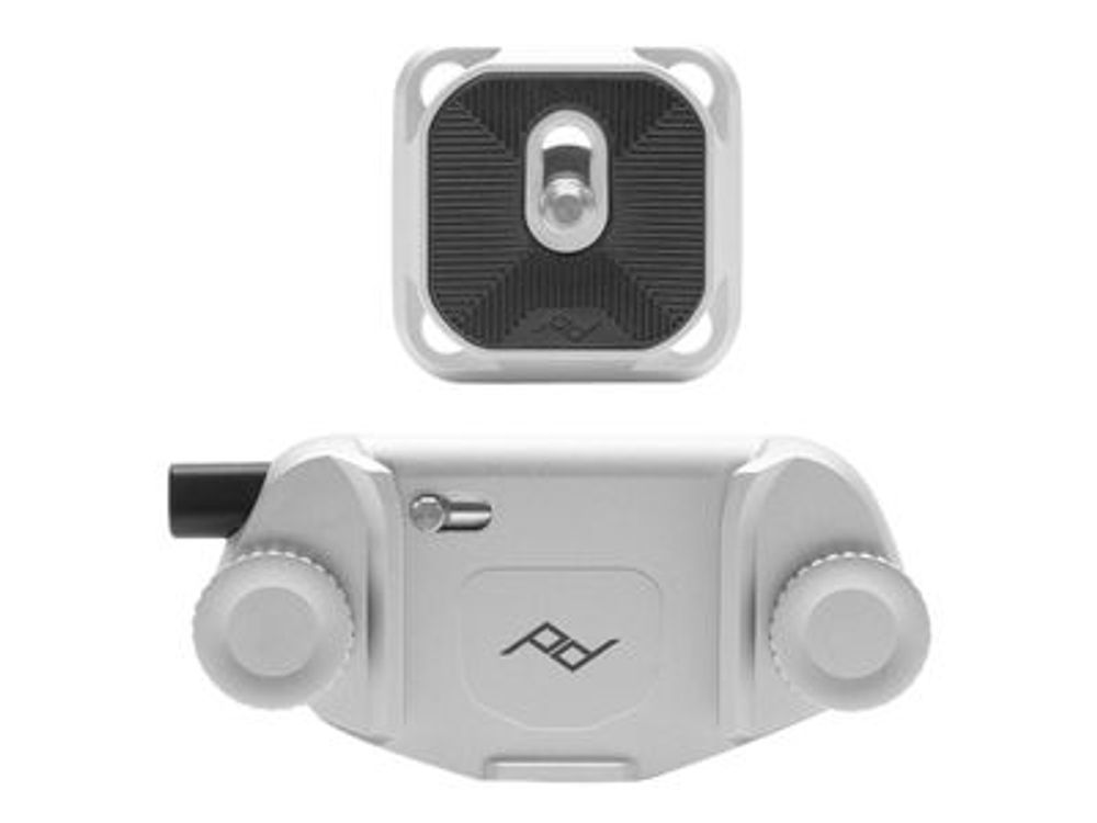 Peak Design Capture Camera Clip v3 med plate Sølv