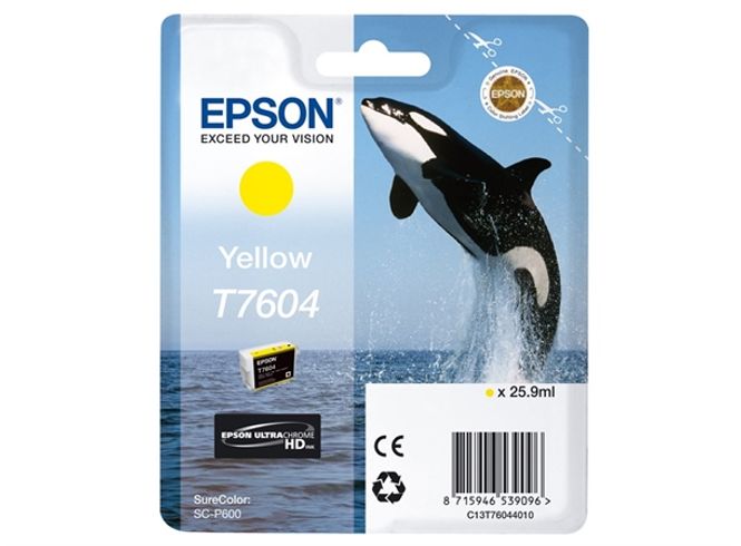 Hovedbilde Epson T7604 Yellow