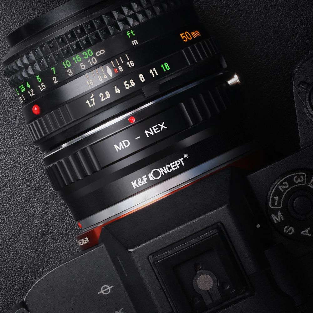 K&F Minolta MD MC Lenses to Sony E Lens Mount Adapter