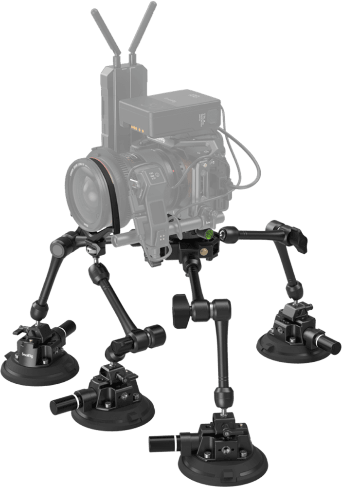 SmallRig 3565 All-in-One 4-Arm Suction Cup Camera Mount Kit for Vehicle Shooting SC-15K