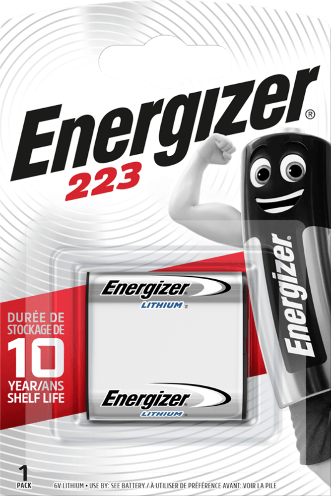 Energizer 223 lithium 6V