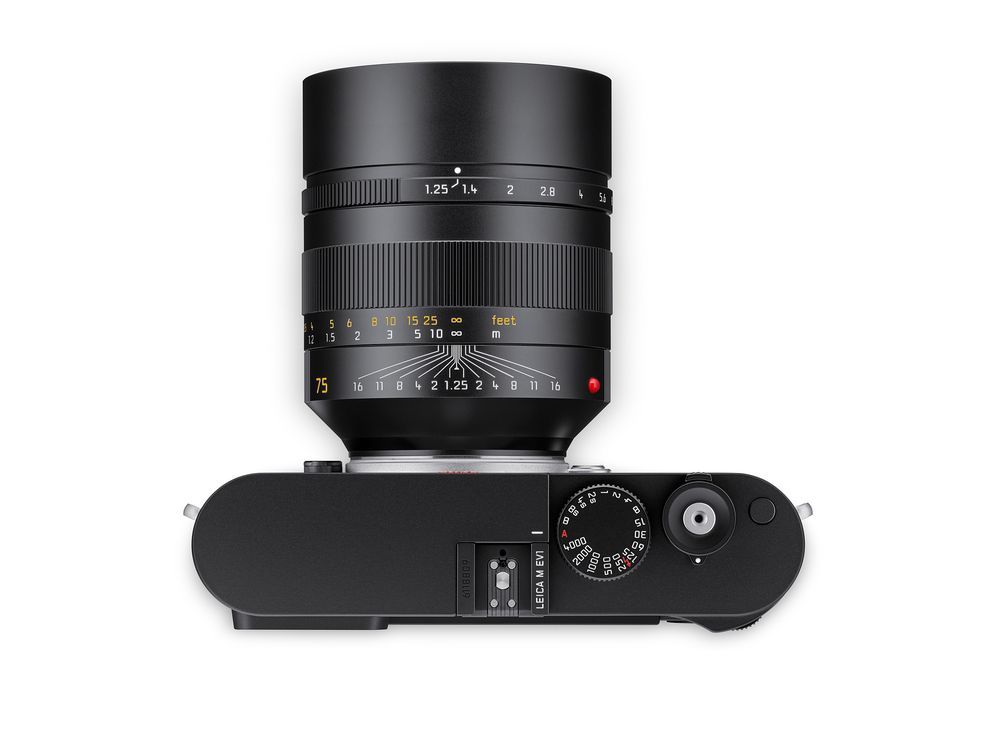 Leica M EV1 black paint finish
