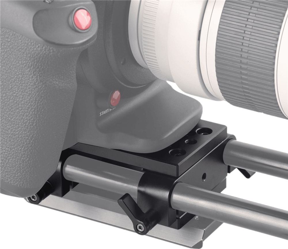 SmallRig 1798 Baseplate med dobbel 15 mm stangklemme