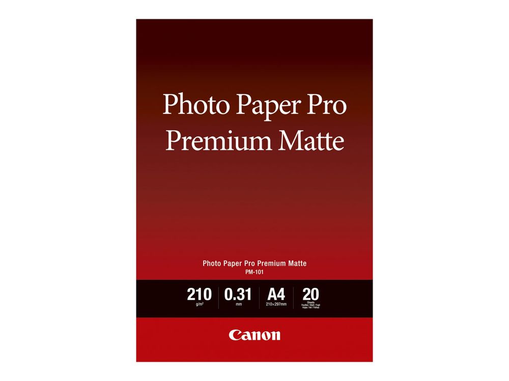Canon Photo Paper Premium Matte A4 20 Ark
