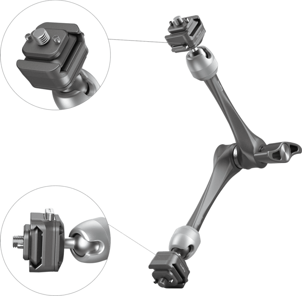 SmallRig 4489 HawkLock H21 Quick Release Rosette Magic Arm (11