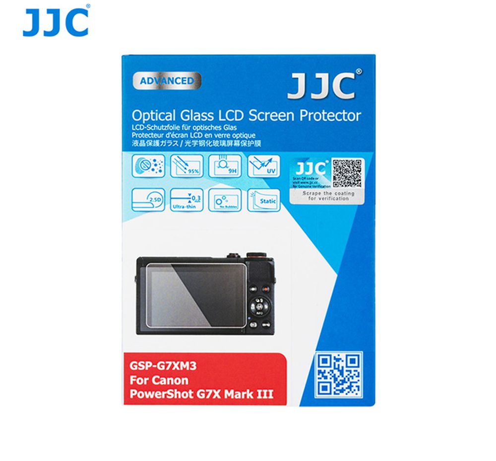JJC Canon G7 X III Optical Glass Protector