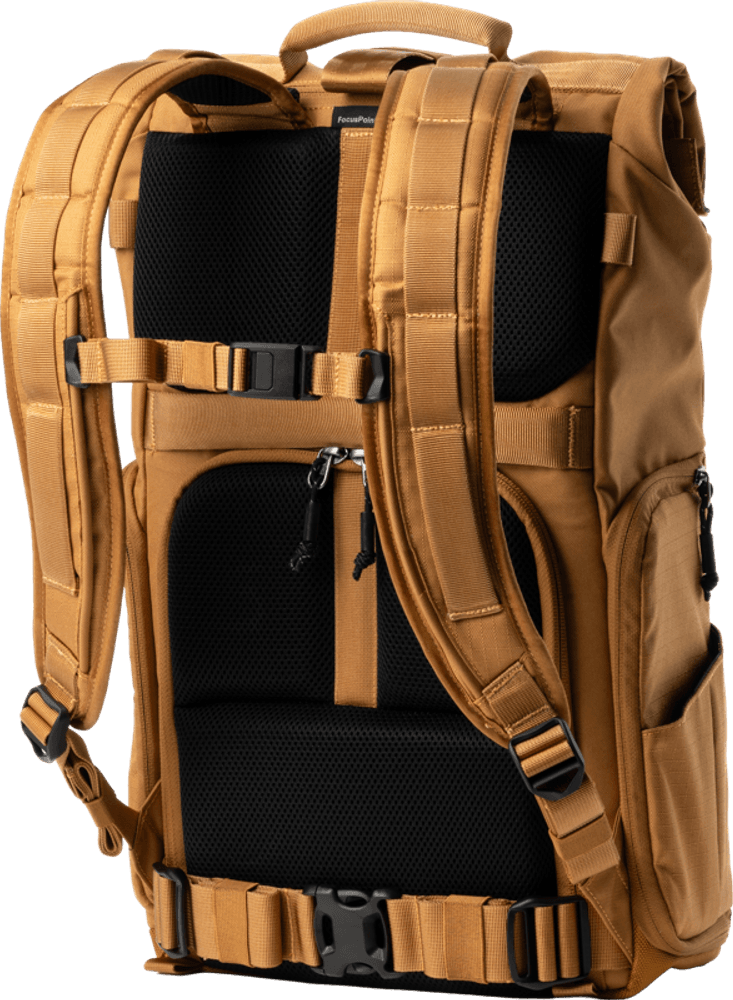 Think Tank FocusPoint 30L I Hybrid RollTop Backpack I Golden Hour
