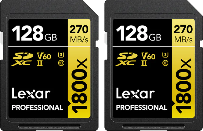 Hovedbilde Lexar SDXC Pro 1800x U3 UHS-II R280/W210 (V60) ...