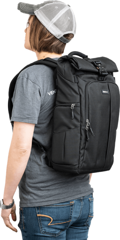 Think Tank FocusPoint 22L I Hybrid RollTop Backpack I Golden Hour