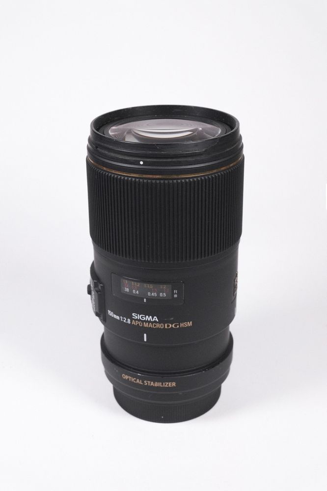Sigma 150mm f2,8 APO Macro EX DG HSM For Canon Brukt