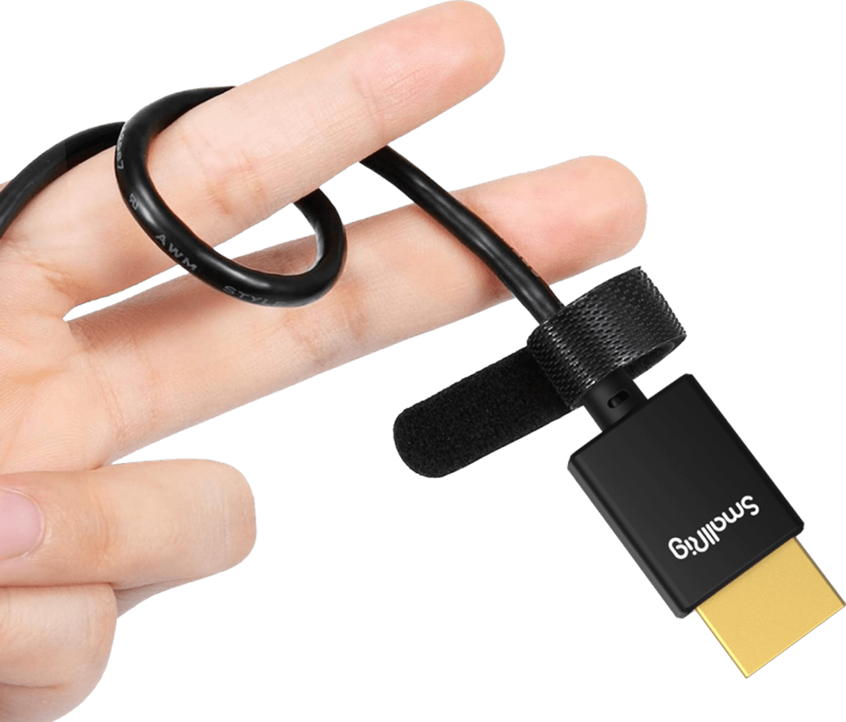 SmallRig 2957 HDMI Cable Data Cable (A to A) Ultra Slim 4K 55cm