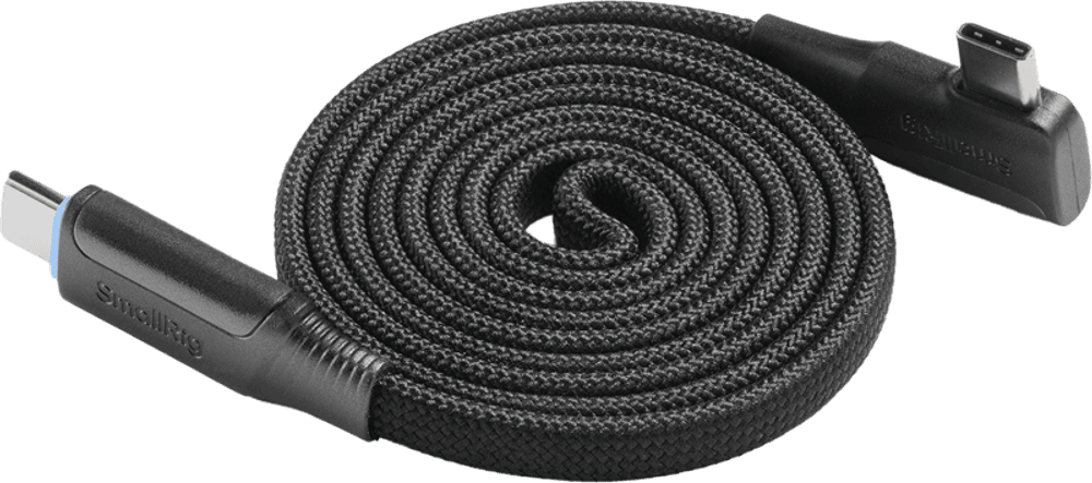 SmallRig 5613 USB-C Self-Coiling Charging Cable (100cm, 240W)
