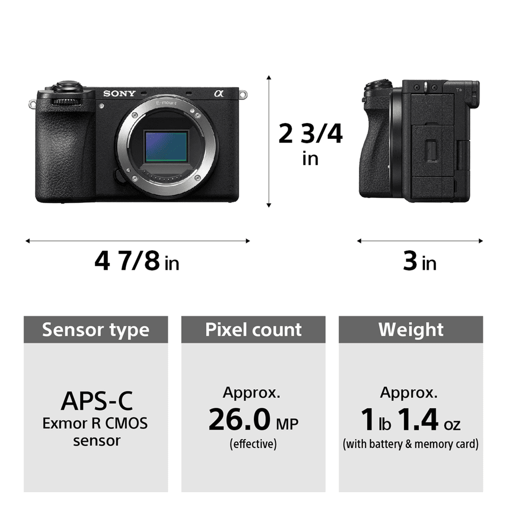 Sony A6700 Wildlife Kit PZ 16–50 + 70-350mm