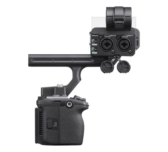 Hovedbilde Sony FX5 med XLR-grep