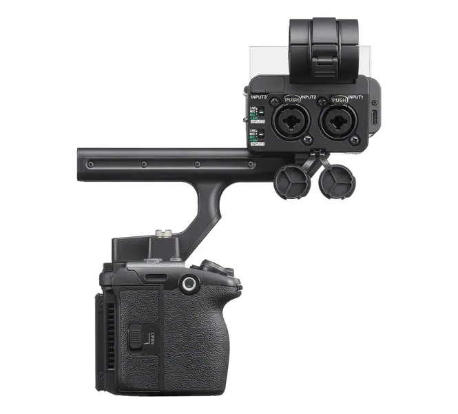 Hovedbilde Sony FX5 med XLR-grep