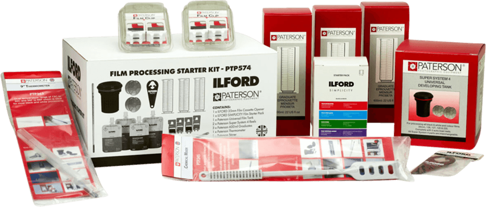 Ilford Photo  Ilford + Paterson Film Start Pakke 2