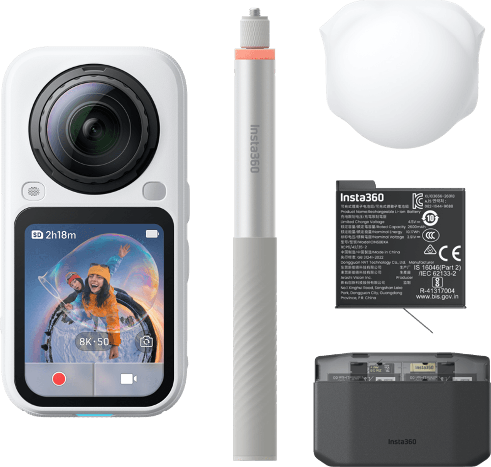 Insta360 X6 Essentials Bundle Arctic White