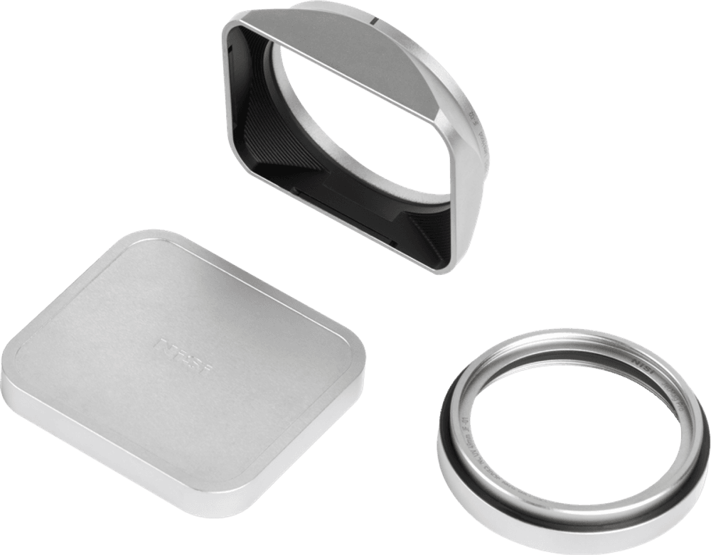 NiSi JetMag Pro Lens Hood, Uv Filter & Cap for Fuji X100 Series Silver