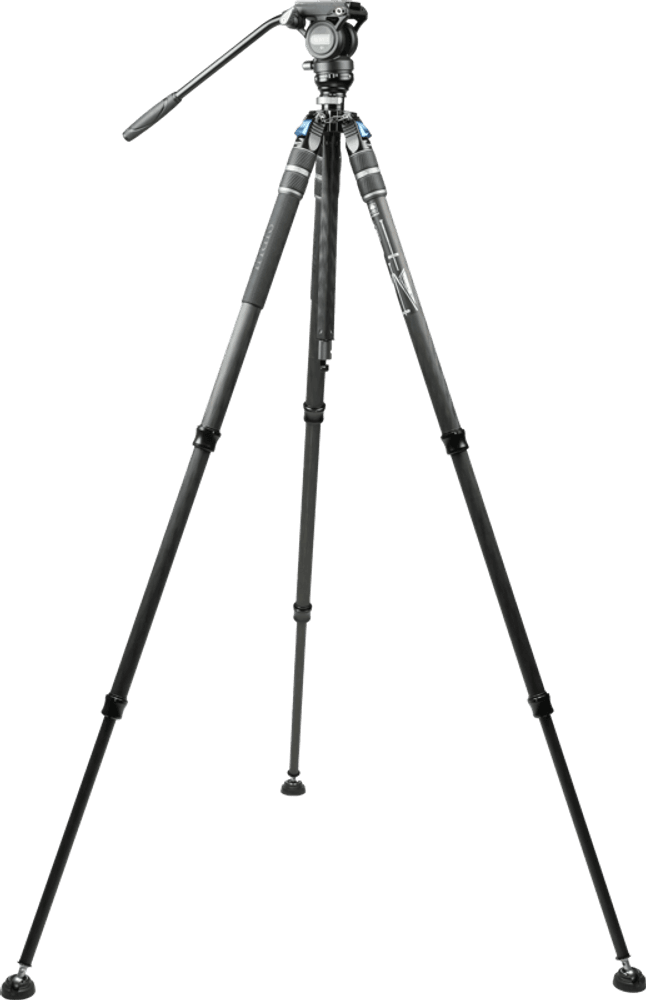 Sirui One Step Height Adjustment Carbon Video Tripod Kit SVS60 + S3