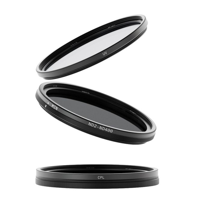 Hovedbilde Urth 55mm UV, Circular Polarizing (CPL), ND2-400 ...