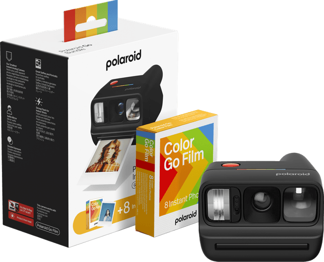 Hovedbilde Polaroid Go Gen 3 Black + Color Film Bundle (8 ...