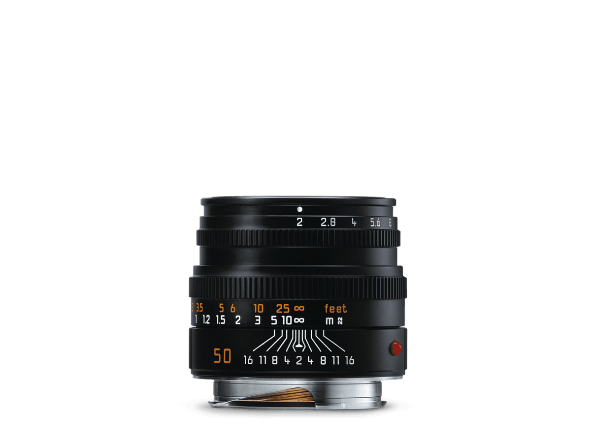 Leica Summicron-M 50 f/2, black anodized finish