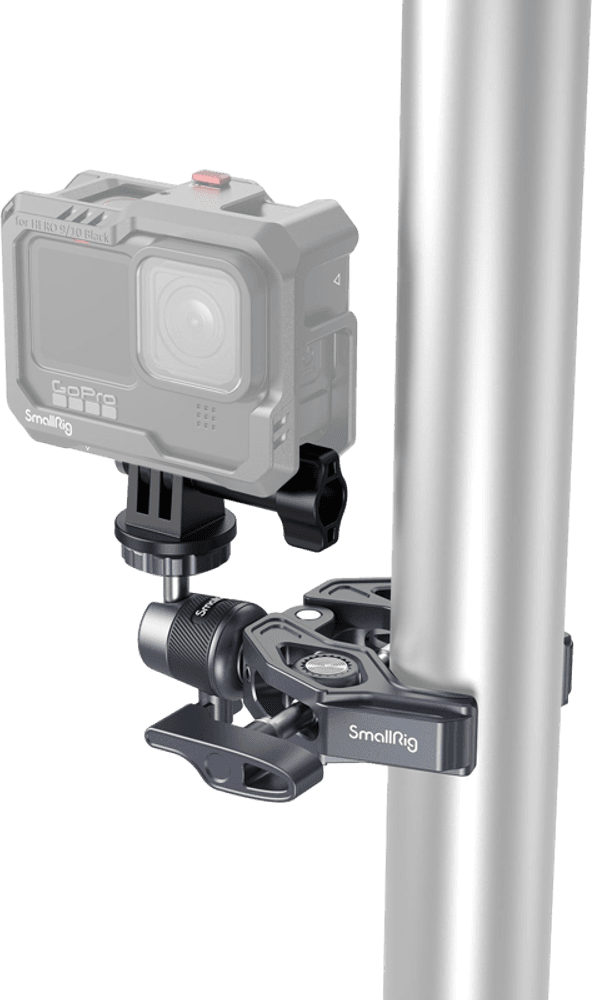 SmallRig 4102 Super Clamp with 360 Ballhead Mount for Action Cameras