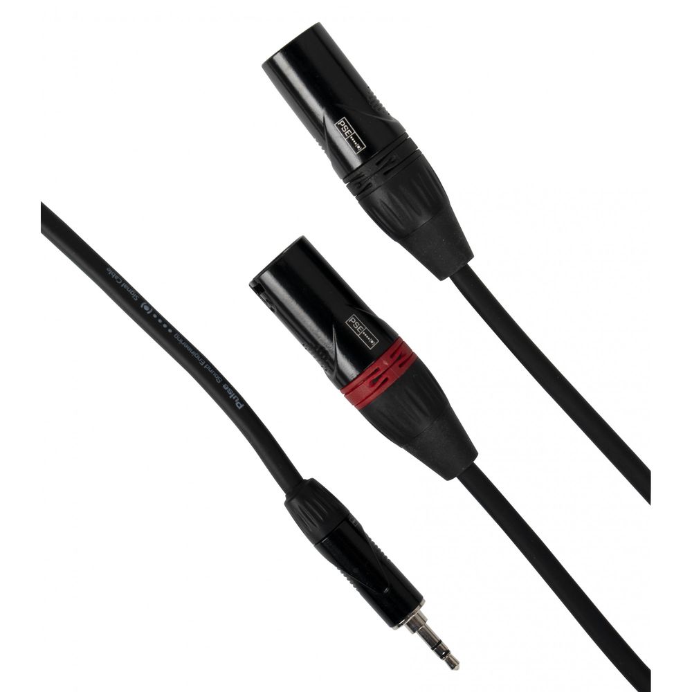 Pulse Signal Cable 3M 3,5 stereo-2x XLR male