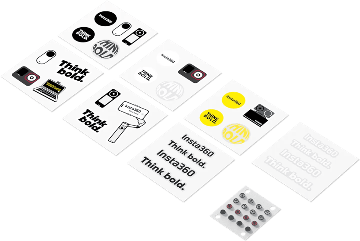 Insta360 Button Sticker Set