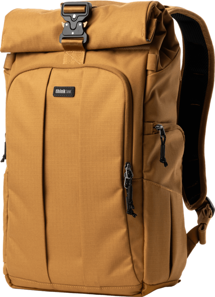 Think Tank FocusPoint 22L I Hybrid RollTop Backpack I Golden Hour