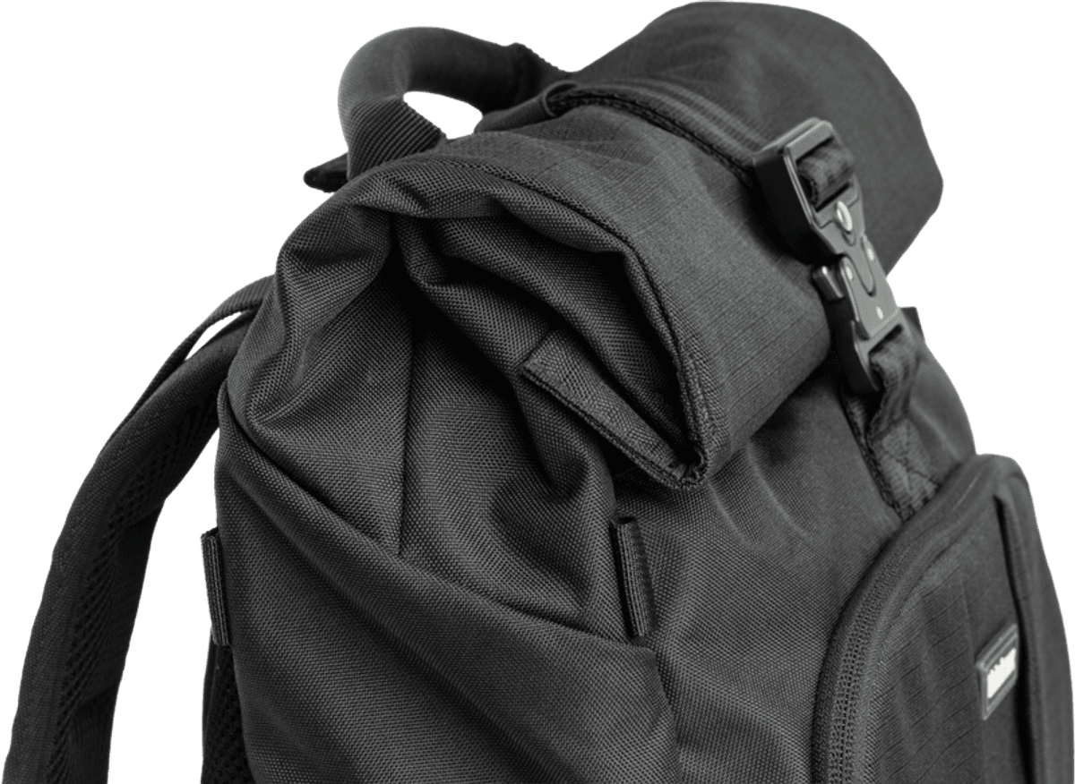Think Tank FocusPoint 30L I Hybrid RollTop Backpack I Asphalt Black