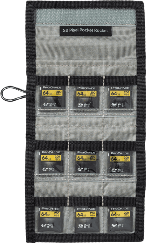 Think Tank Pixel Pocket Rocket (Holds 9 SD/CFexpress) Slate Black