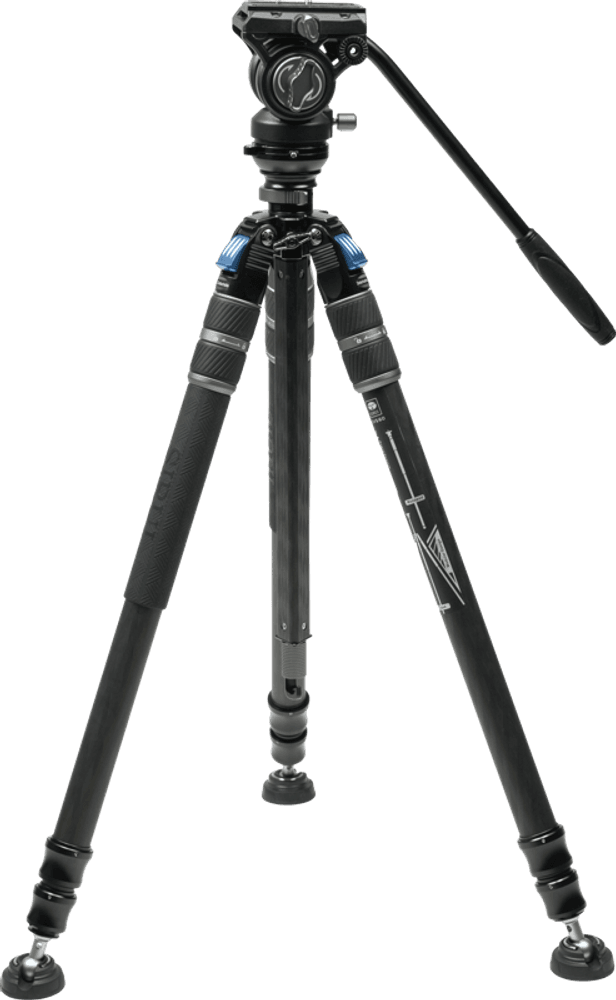 Sirui One Step Height Adjustment Carbon Video Tripod Kit SVS60 + S3